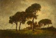 A landscape with trees